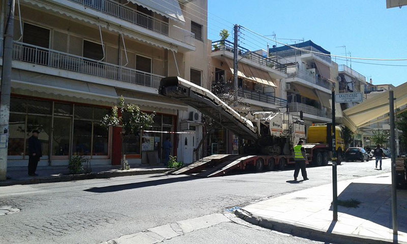 ασφαλτοστρώσεις & σφαιριδιοβολή στην Ηλιούπολη