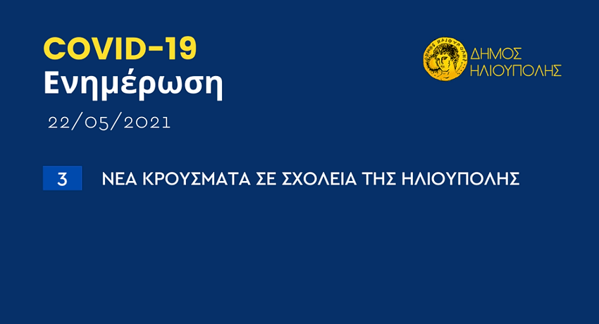 3 νέα κρούσματα κορωνοϊού σε σχολεία της Ηλιούπολης