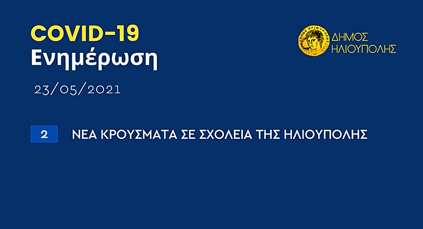 2 νέα κρούσματα κορωνοϊού σε σχολεία της Ηλιούπολης