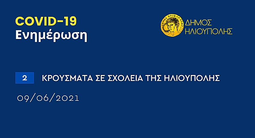 2 νέα κρούσματα κορωνοϊού σε σχολεία της Ηλιούπολης