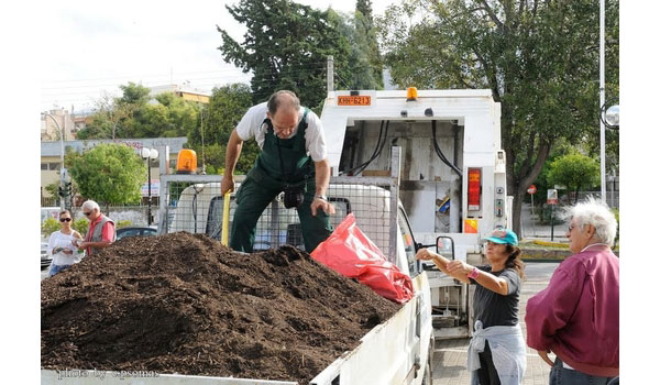 Δωρεάν παροχή κομπόστ για τους Ηλιουπολίτες