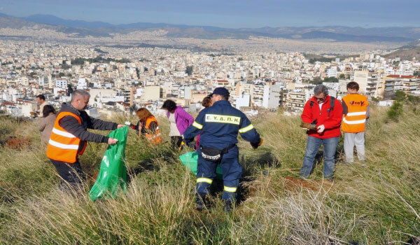 2η εθελοντική δενδροφύτευση στο Ρέμα της Χαλιδούς