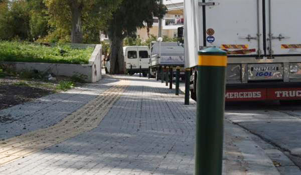 Ολοκλήρωση των πεζοδρομίων της οδού Κύπρου