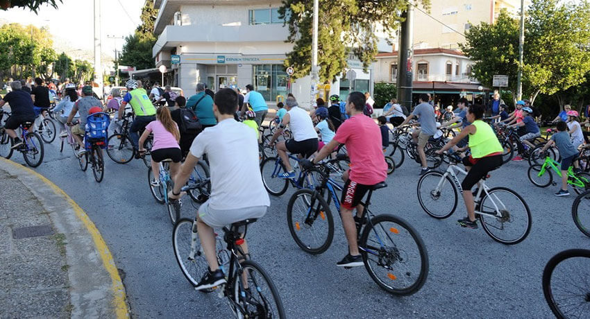 "Ποδηλατάδα στην Ηλιούπολη", για την Παγκόσμια Ημέρα Ποδηλάτου 2020